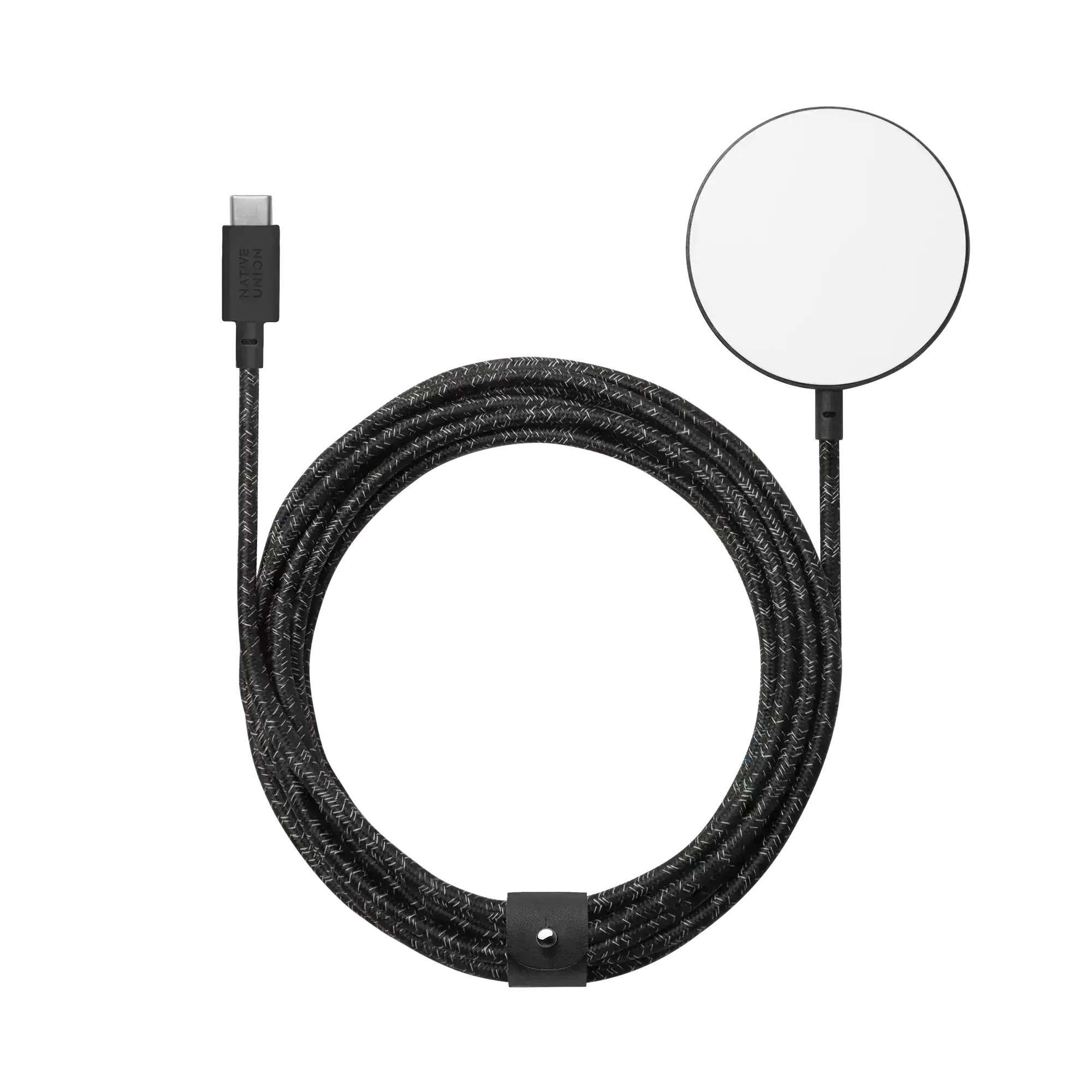 Бездротовий зарядний пристрій Native Union Snap Magnetic Wireless Charger Cosmos Black (SNAP-WL-COS)